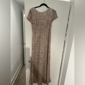 Arianna Papel blush dress size 10